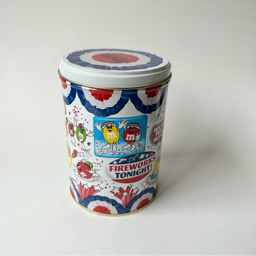 1980s Vintage M&M Candies Advertising Tin - Picture 3 of 7